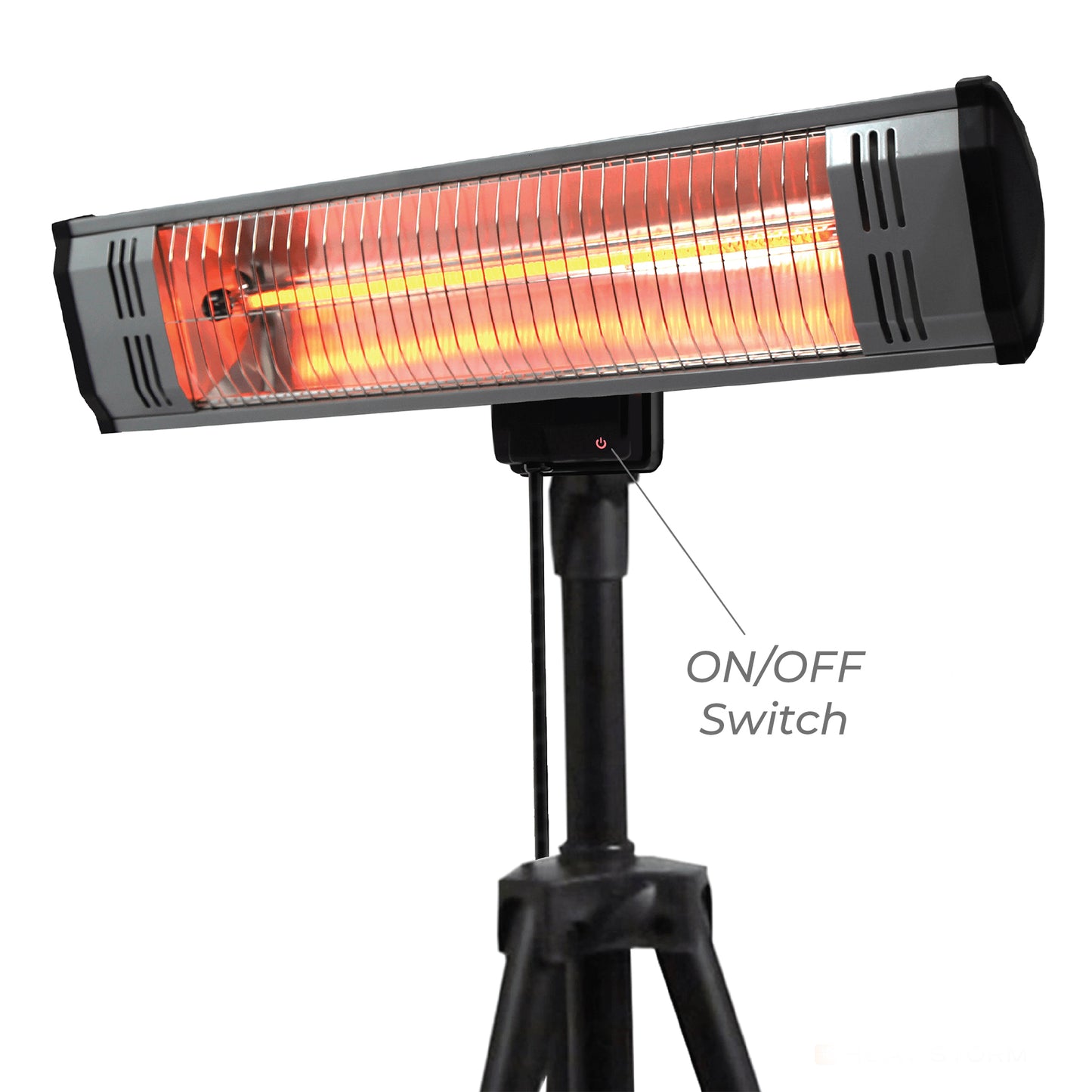 Tradesman 1500-Watt Electric Outdoor Infrared Quartz Portable Space Heater with Tripod, Wall and Ceiling Mount