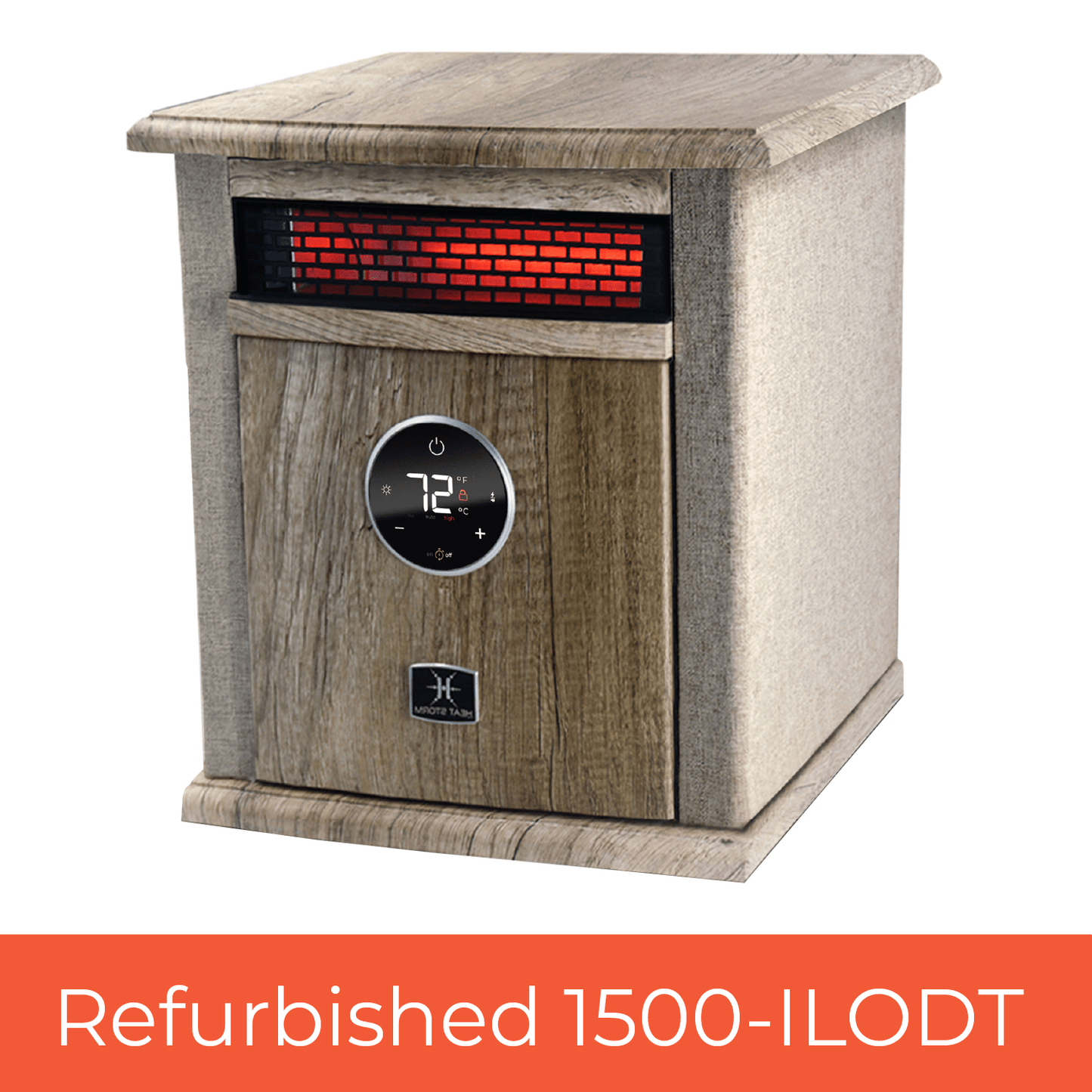 Open Box Infrared Deluxe Signature Design Cabinet Heater Tan