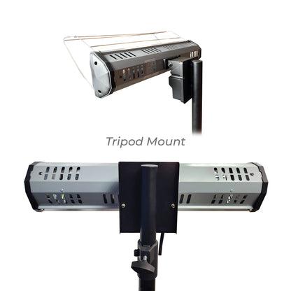Tradesman 1500-Watt Electric Outdoor Infrared Quartz Portable Space Heater with Tripod, Wall and Ceiling Mount