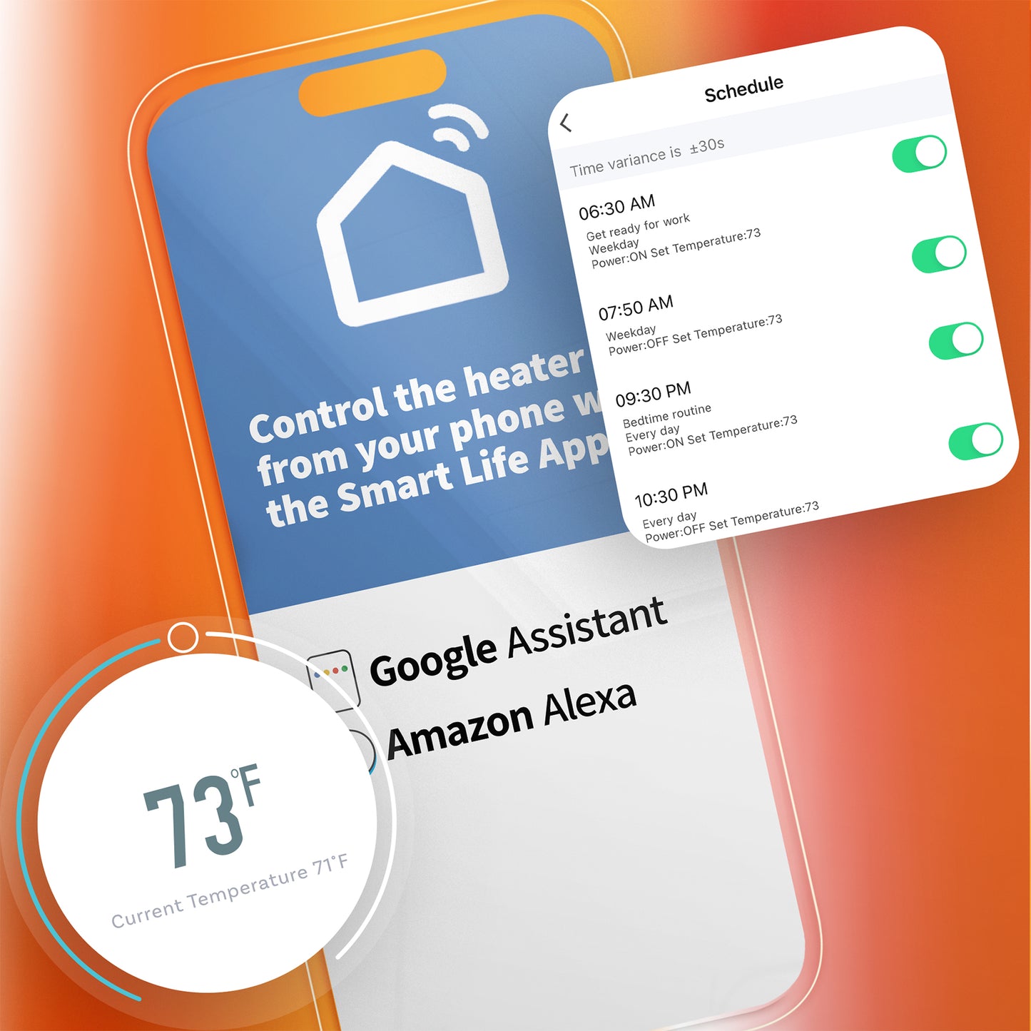 Phoenix Infrared Heater with Wi-Fi