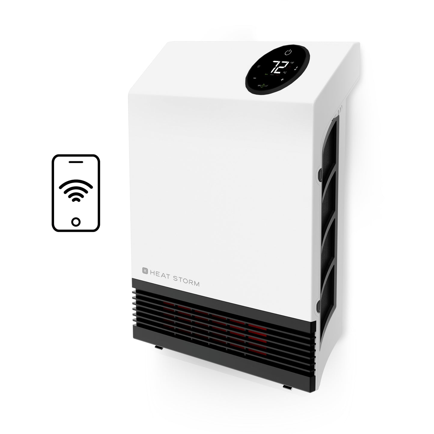 Wall heater with Wi-Fi