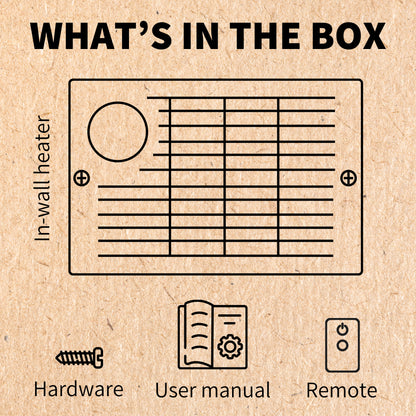 In-Wall Electric Heater with Wi-Fi